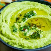 hummus avocado