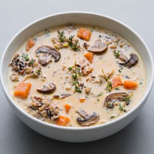 creamy chicken mushroom soup small