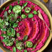 hummus peetroot
